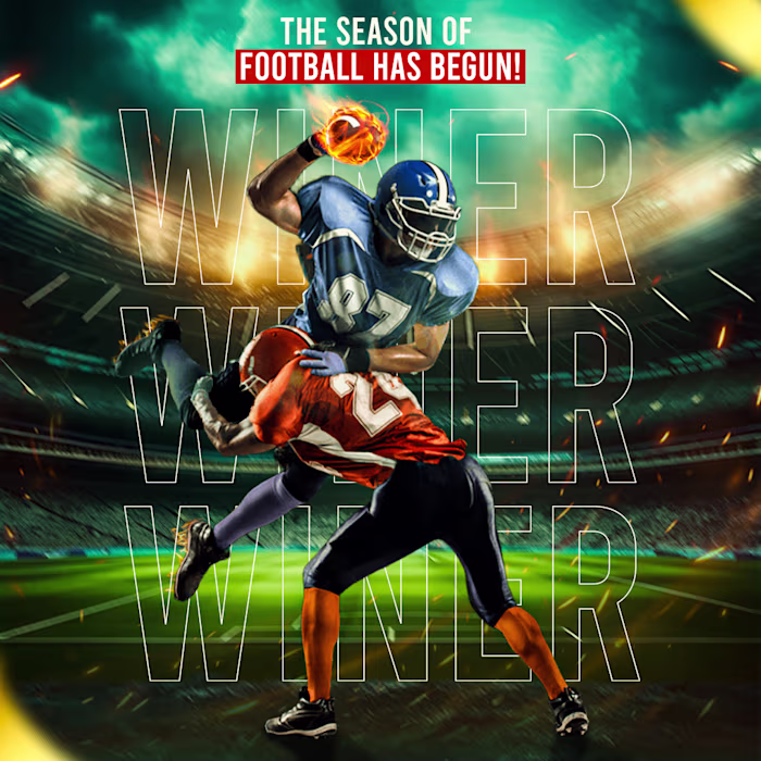 Dynamic football social media design