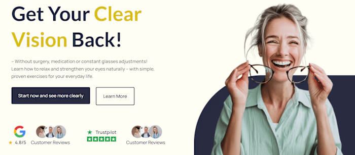Augentraining Pro - Landing Page for Vision Training Services