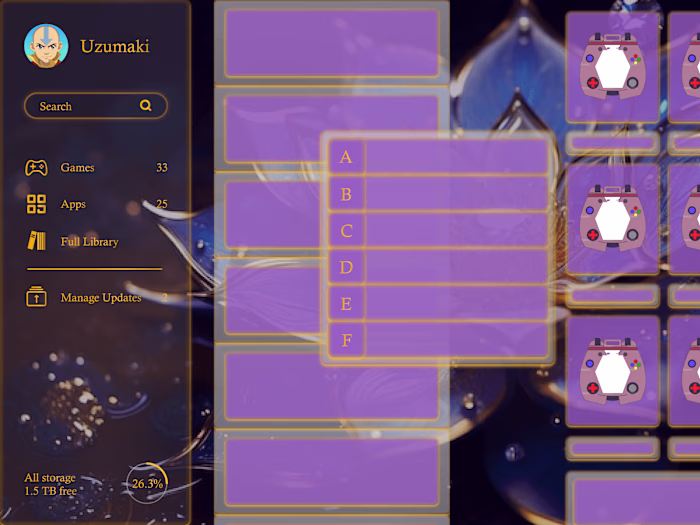 
Console UI Design