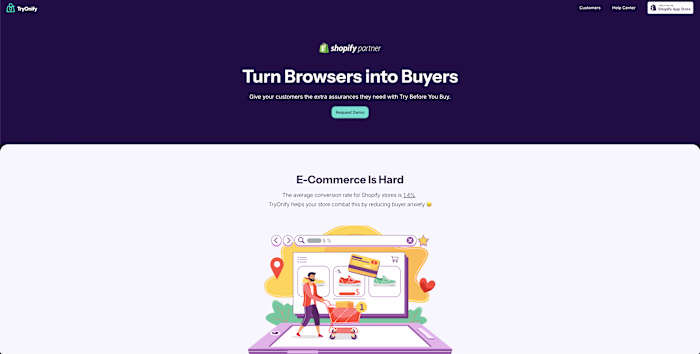 TryOnify - Landing Page