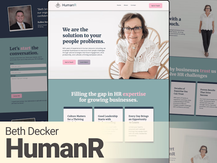 HumanR Website Redesign – Built in Webflow