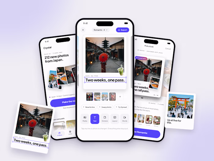 Crystal - Instagram Carousel Creator