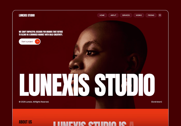 Modern Creative Agency website