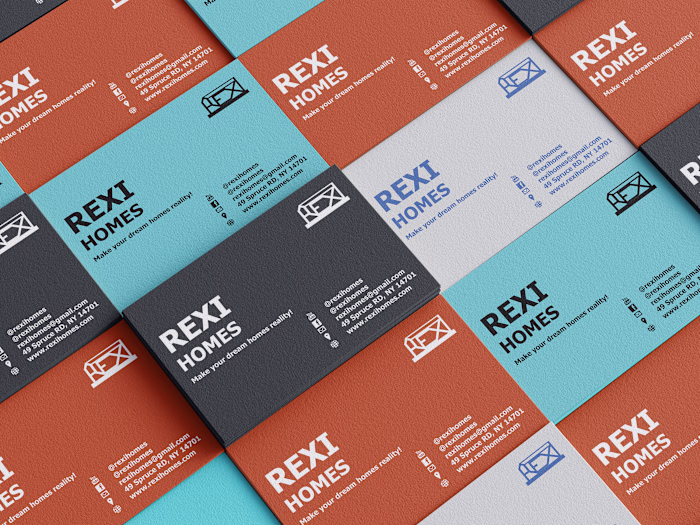 REXI logo design and branding