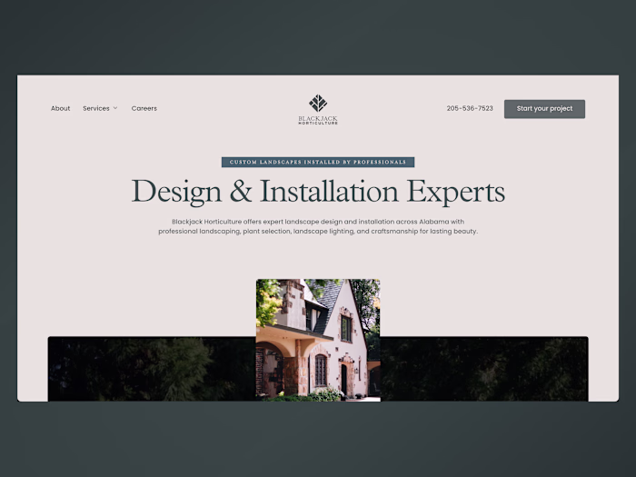 Blackjack Horticulture Website