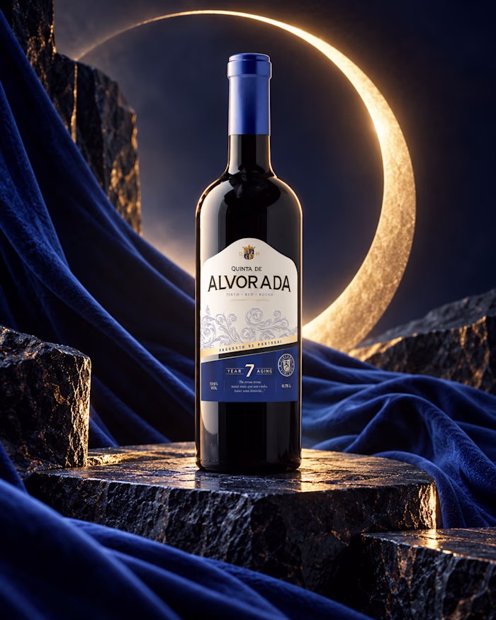 Luxury Wine Product Visuals for Quinta de Alvorada