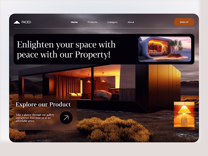 Property Listing Landing Page