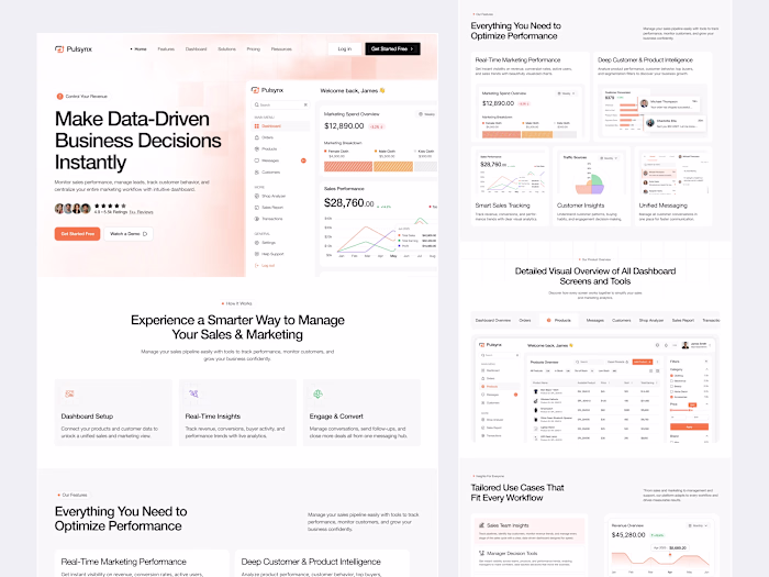 I designed this Sales SaaS