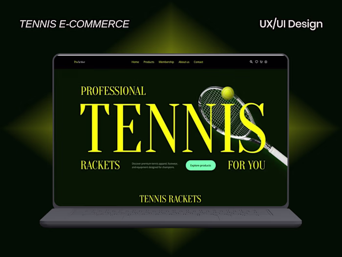 Tennis E-commerce design