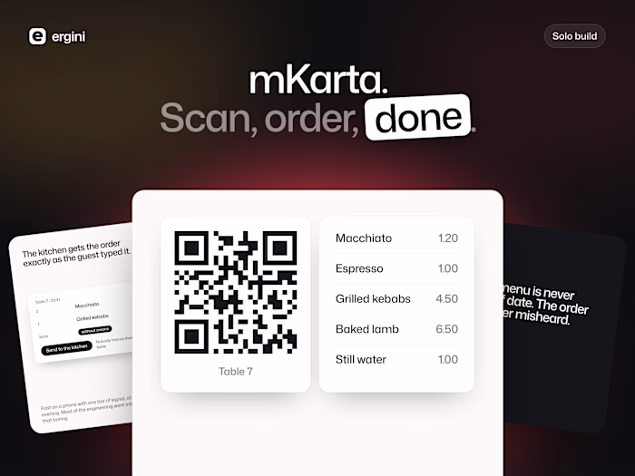 mKarta - QR menus and ordering for restaurants