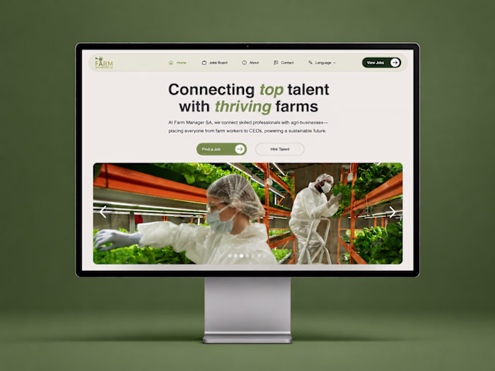 Farm Manager website