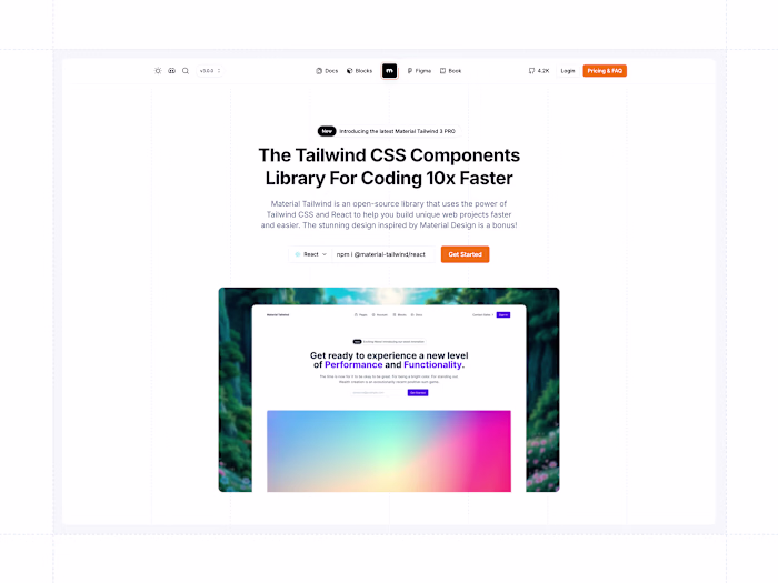 Web Development: Material Tailwind