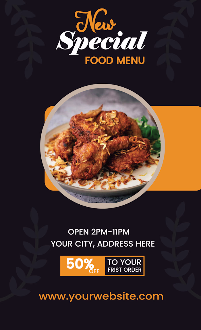 Food Menu Card