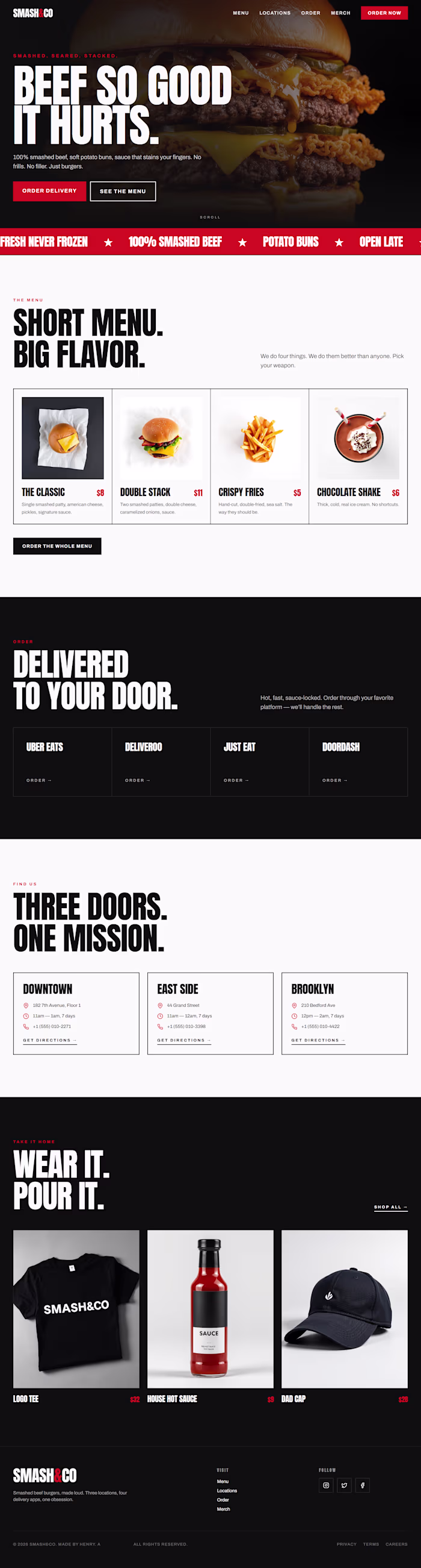 Built a bold, conversion-driven fast