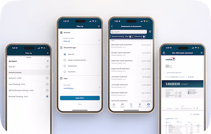 Bank Document Center Full Feature Design