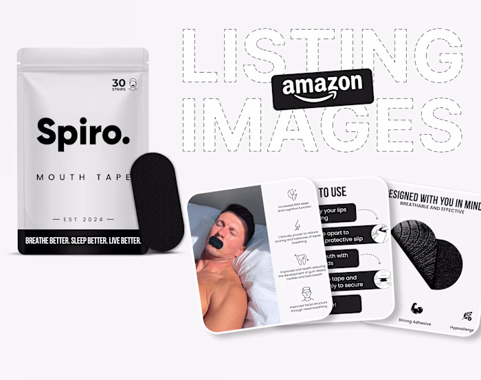 AMAZON LISTING IMAGES | MOUTH TAPE