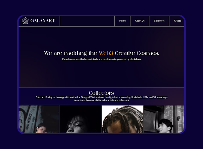 Galaxart – Web3 Digital Art & Collector Platform
