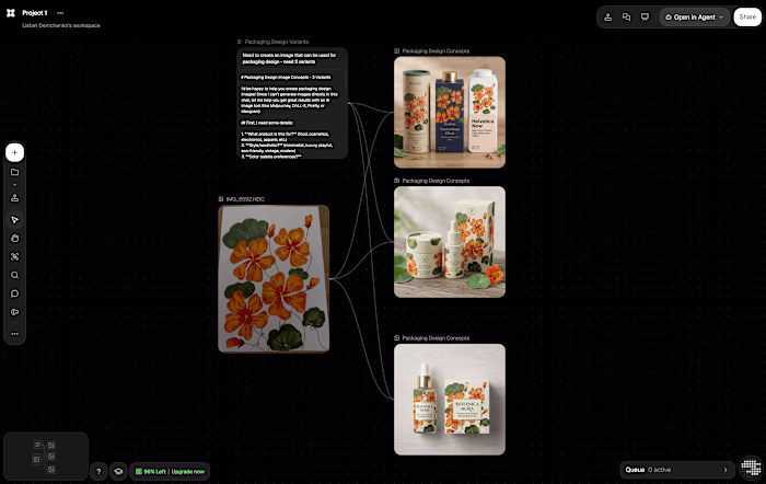 Quick packaging design exploration with