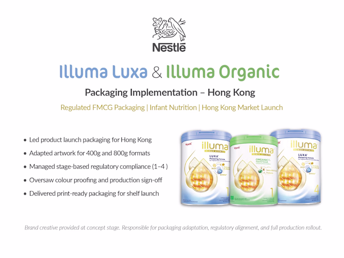 Regulated FMCG Packaging | Infant Nutrition | Nestle