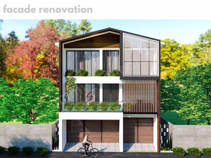 Facade renovation for Mr. Mahfuz