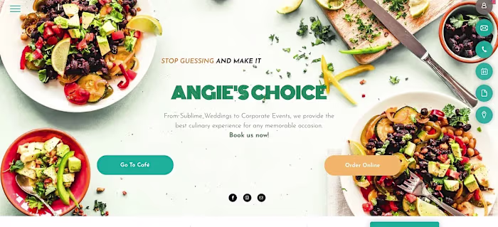 Angie's Choice Catering Website Redesign and CRM Integration