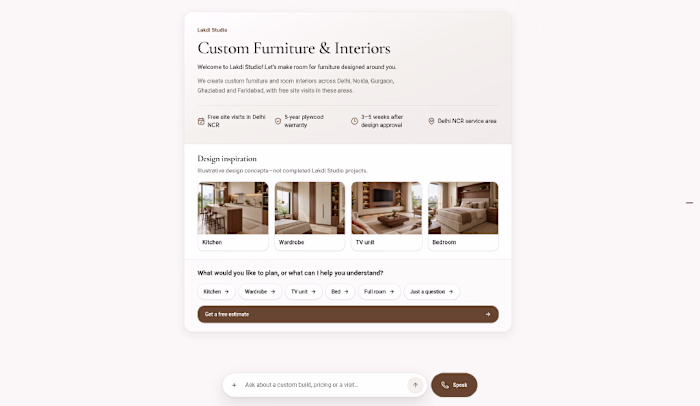 Lakdi Studio – AI Sales