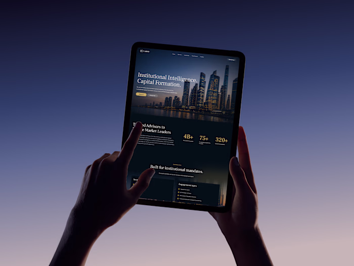 Cardo Holdings: Private Markets Advisory Website