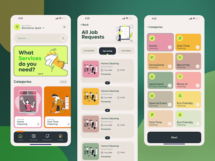 Cleaning Service App
