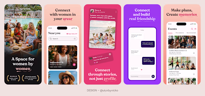 App Store screenshots for a