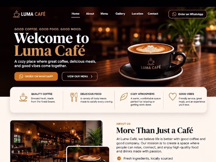 Luma Café — Modern Restaurant