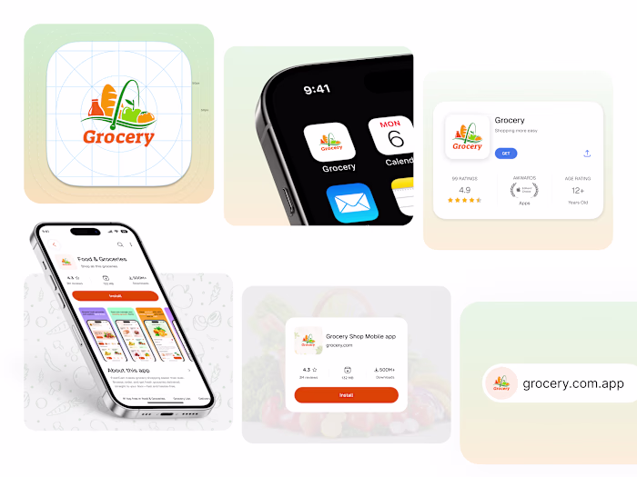 Grocery Shopping App UI/UX Design