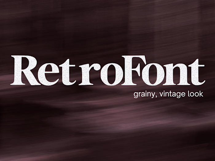 I created this font &
