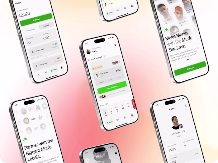 Moktiv Mobile: Creator Campaign & Payments App UX