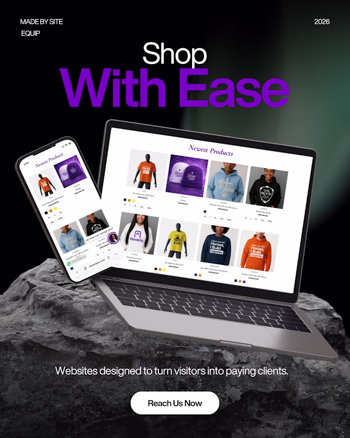 Faith-Based Clothing E-commerce Website — NOVERIQ