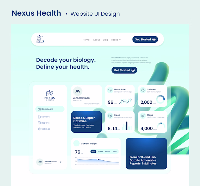 Nexus Health Product Integration Redesign