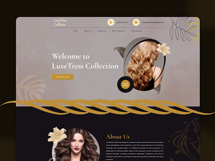 🎯 Pure Elegance — LuxeTress