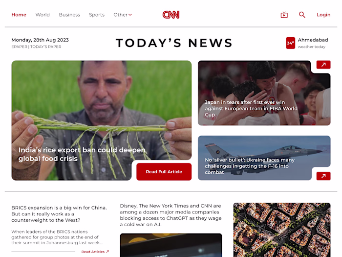 CNN | Website Redesign