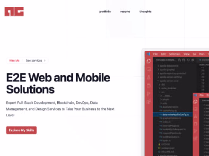 Personal portfolio website