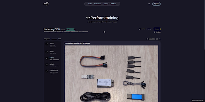 DVID SaaS - Perform training
