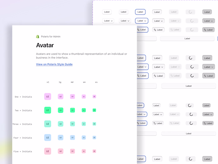Merchant App Built with Polaris Design System