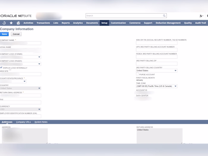 Data Implementation of ERP(NetSuite)