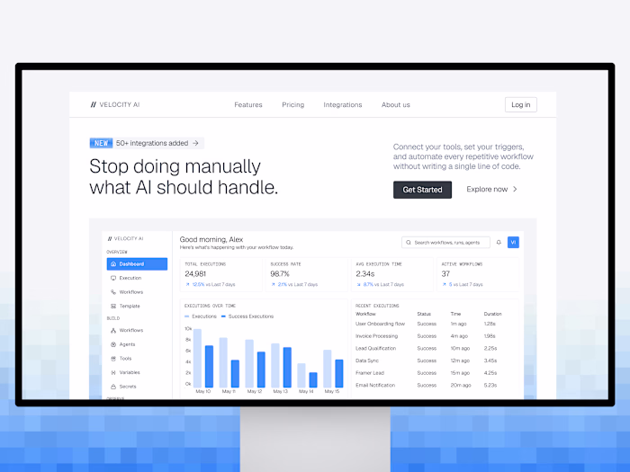 Velocity AI - A Premium AI SaaS Template