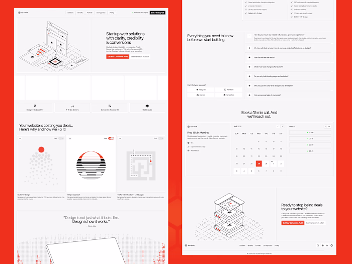 Final Landing page design I