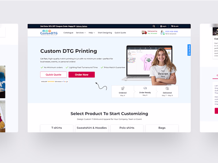 Landing page \ Home page UI&UX Design