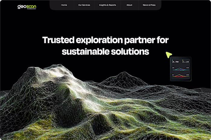 Landing page for geo-mapping multinational