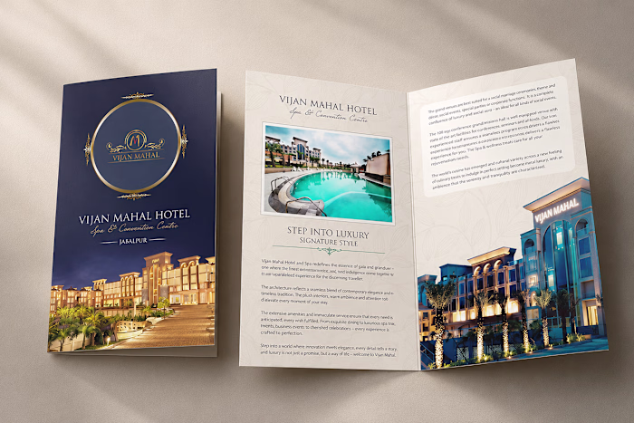 Recently completed a brochure design