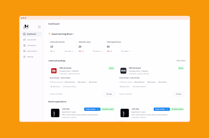Awshire: AWS Job Marketplace, 70% Faster Matching