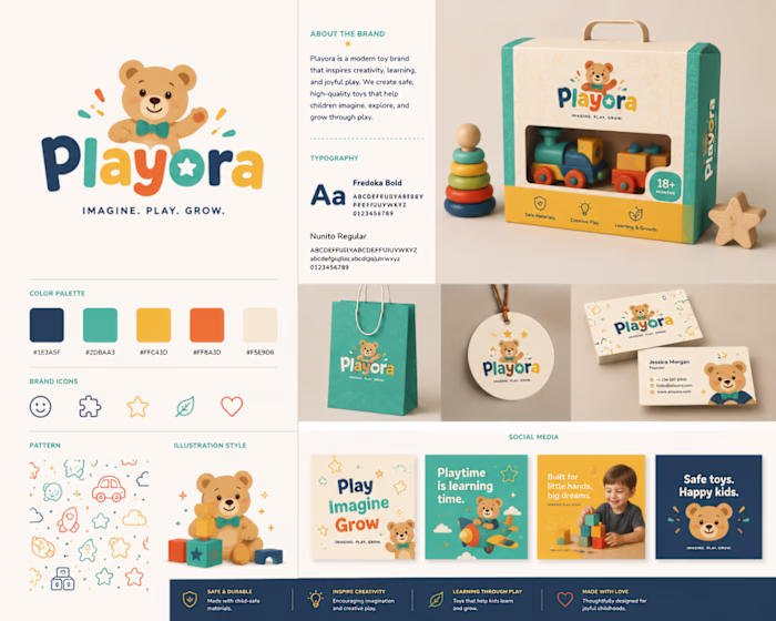 Playora — Toy Brand Identity