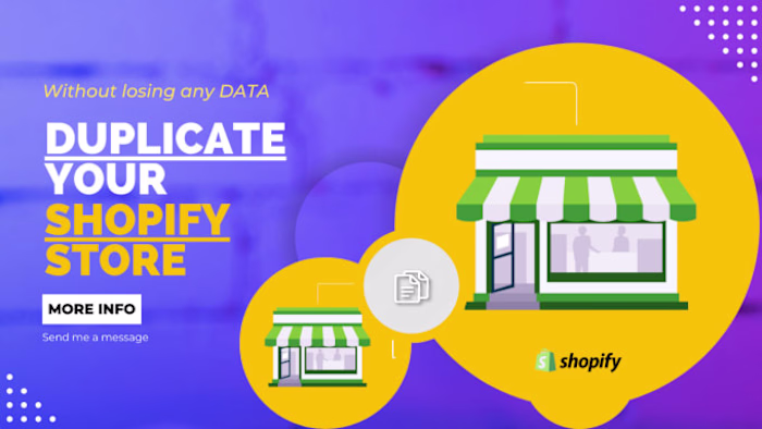 I will recreate clone duplicate your automated shopify store