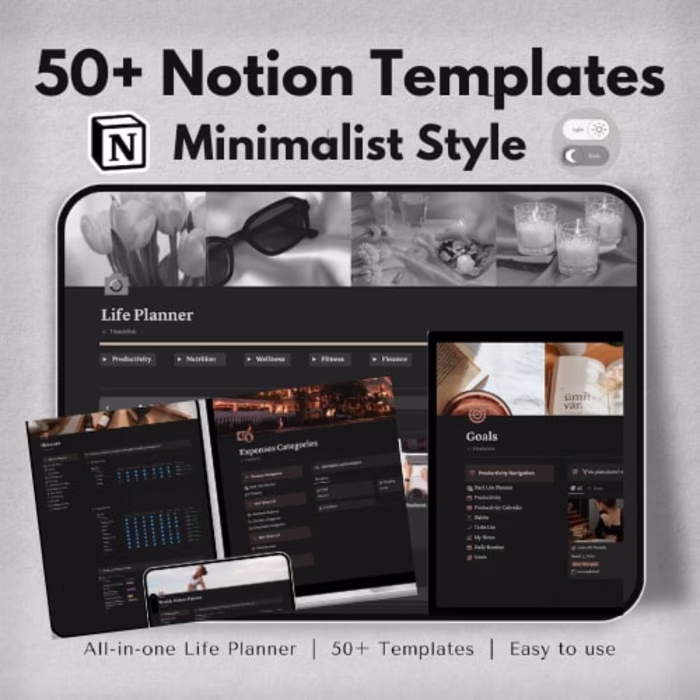 Boost Productivity with an All-in-One Notion Life Planner